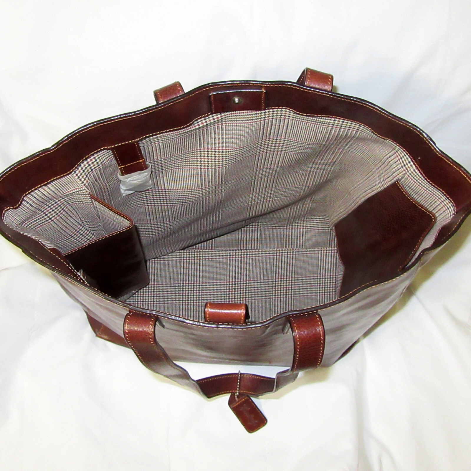 CAMBRIDGE ™ Deep Brown Top Grade LEATHER Professional Business Travel Bag – NEW