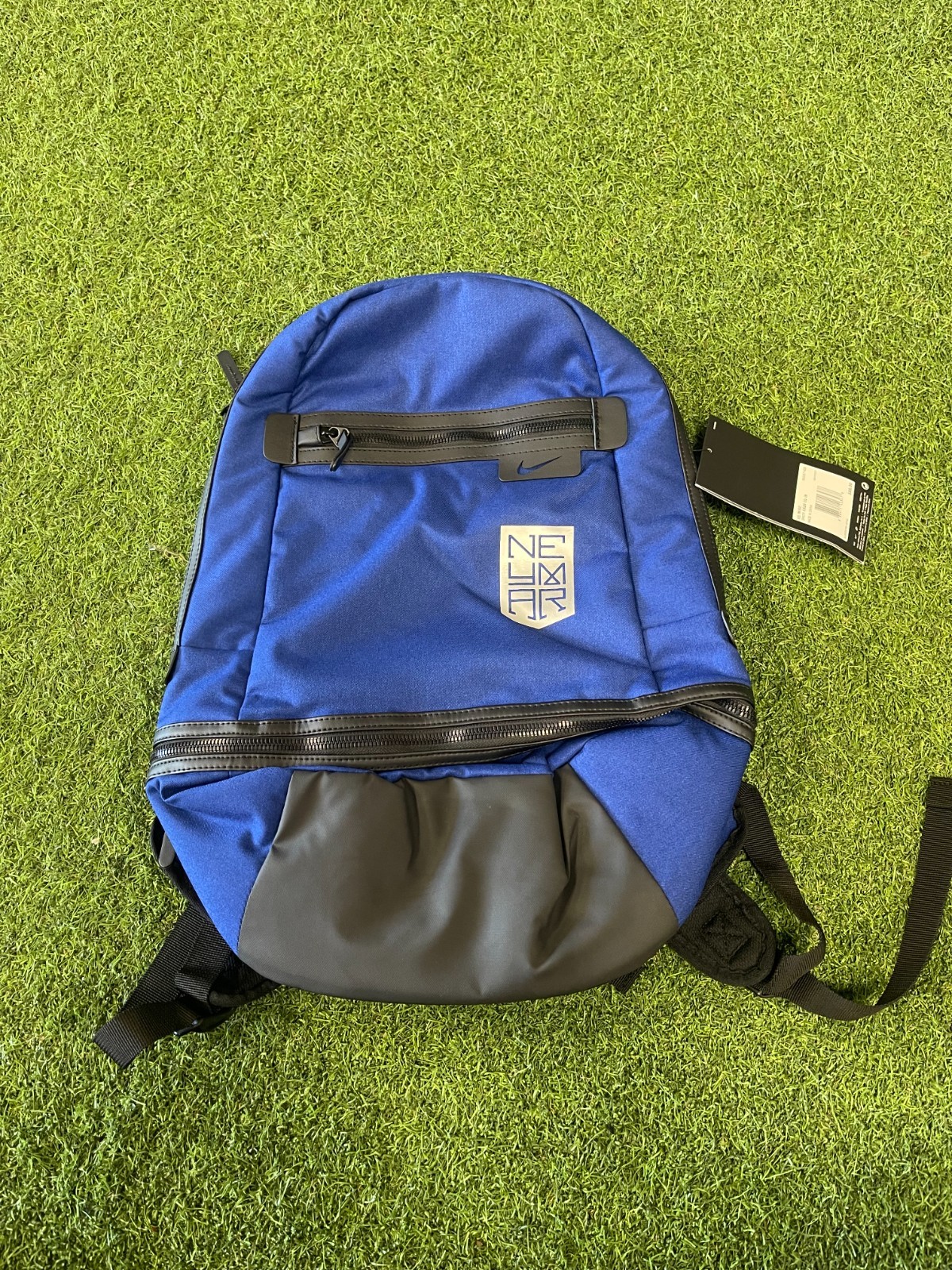 NIKE 2019 Neymar JR Premium Soccer Backpack Bag – Royal Blue/ Grey/ Black