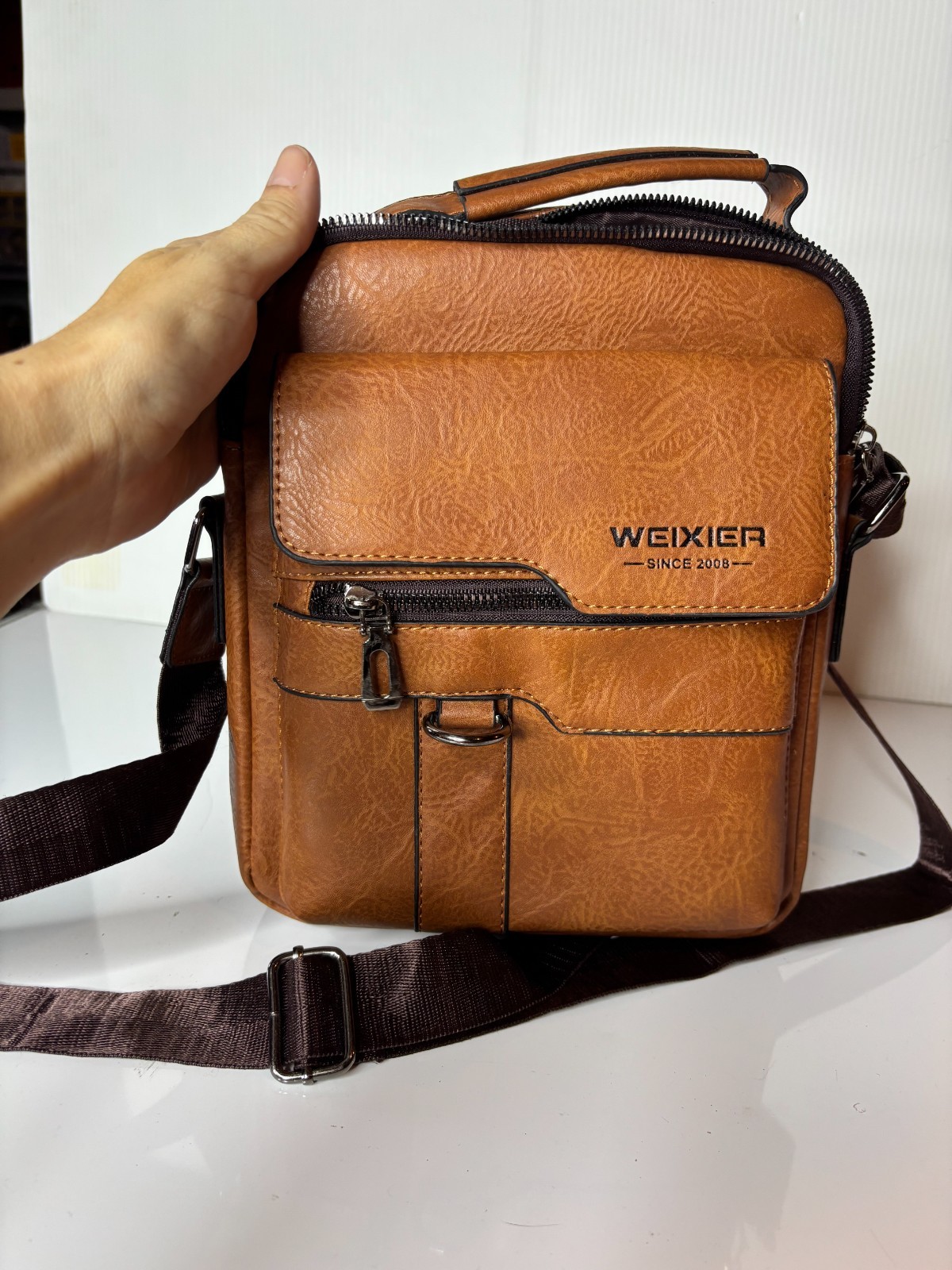 WEIXIER Anti Theft Sling Bag Shoulder Crossbody Backpack Waterproof Chest Bag