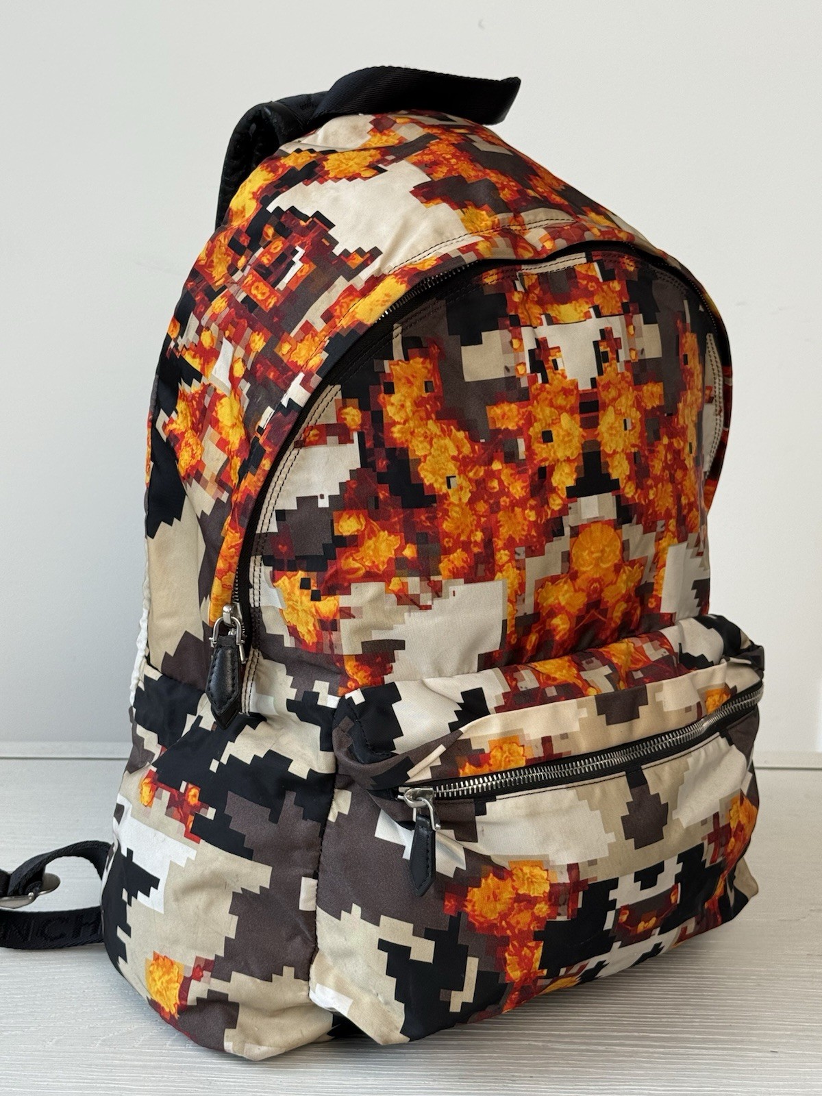Givenchy Paris Multicolor Backpack Men’s Orange Black