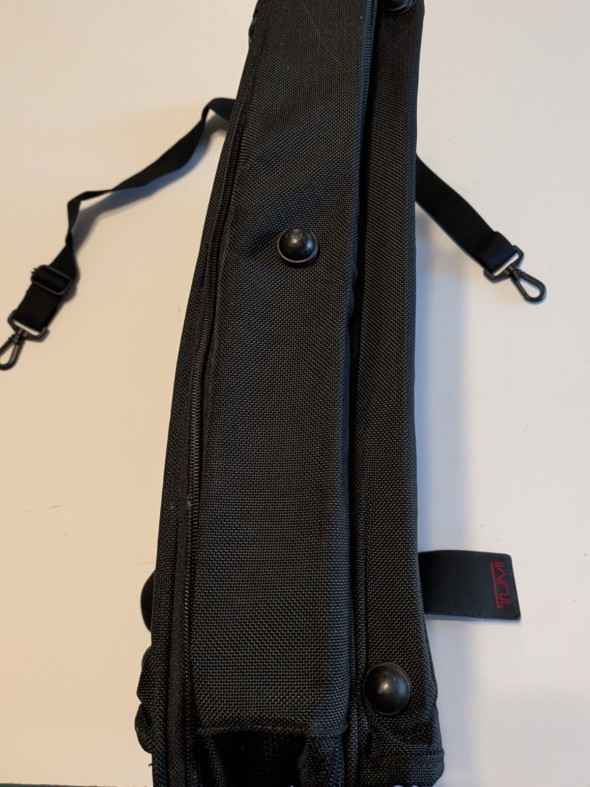 TUMI Duffle Weekender Ballistic Nylon Travel Carry On Bag Black 22x13x9