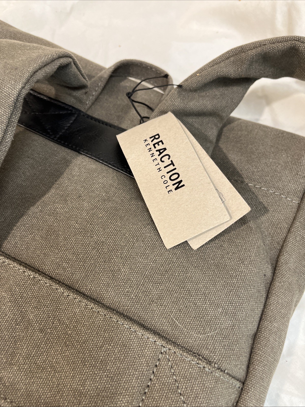 NEW KENNETH COLE REACTION ALLY CANVAS LARGE BACK PACK