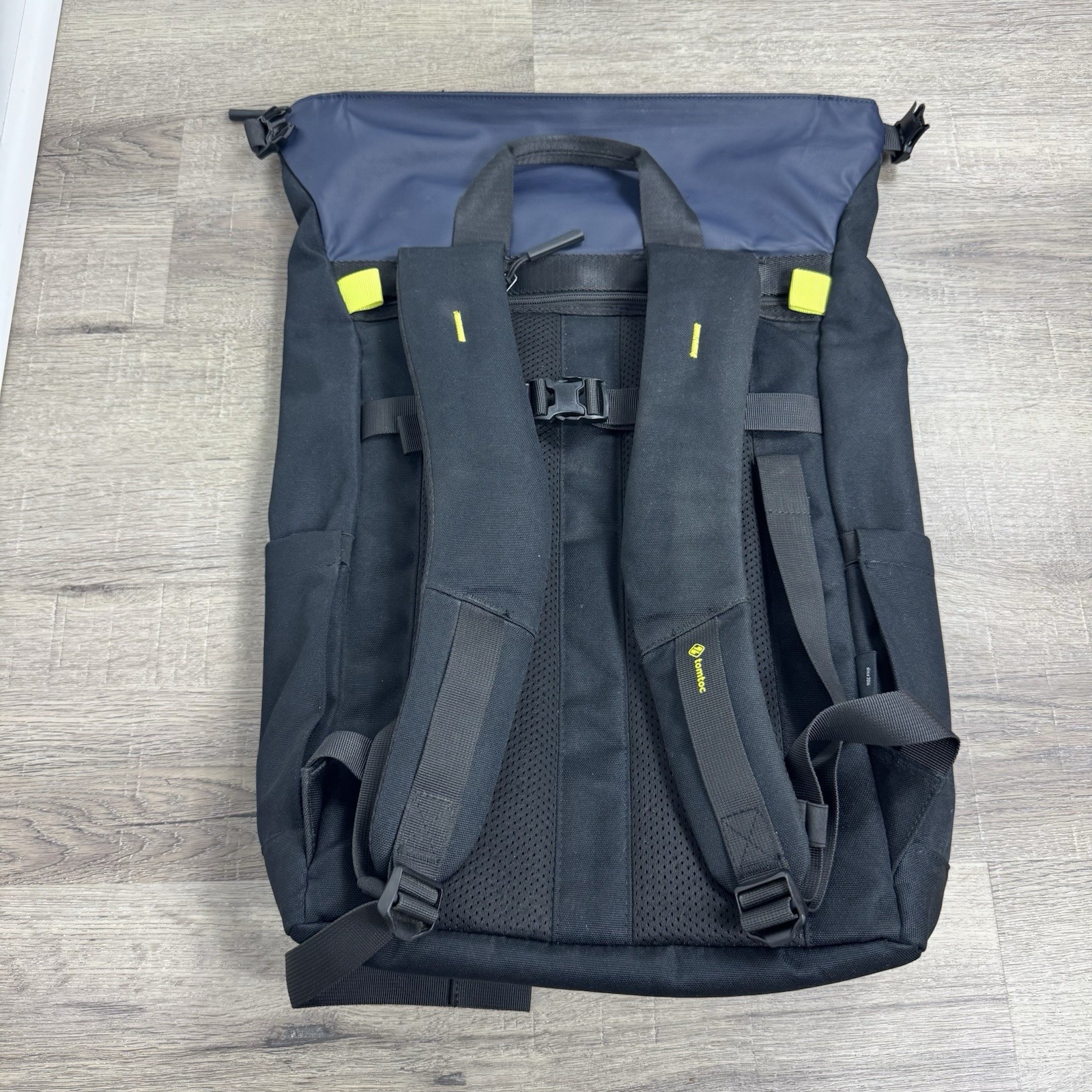 tomtoc Navigator A-61 Rolltop Laptop Travel Work Backpack Waterproof Blue