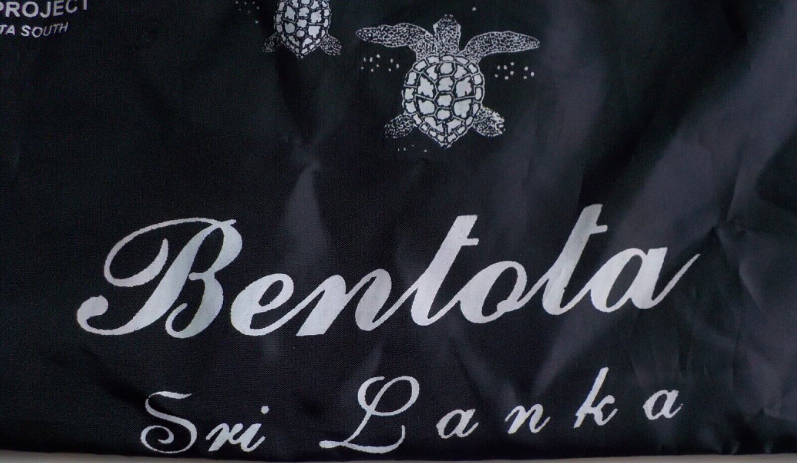 Sea Turtles Project Bentota Sri Lanka Bag Shopping Bag Ultra Light Black NEW!