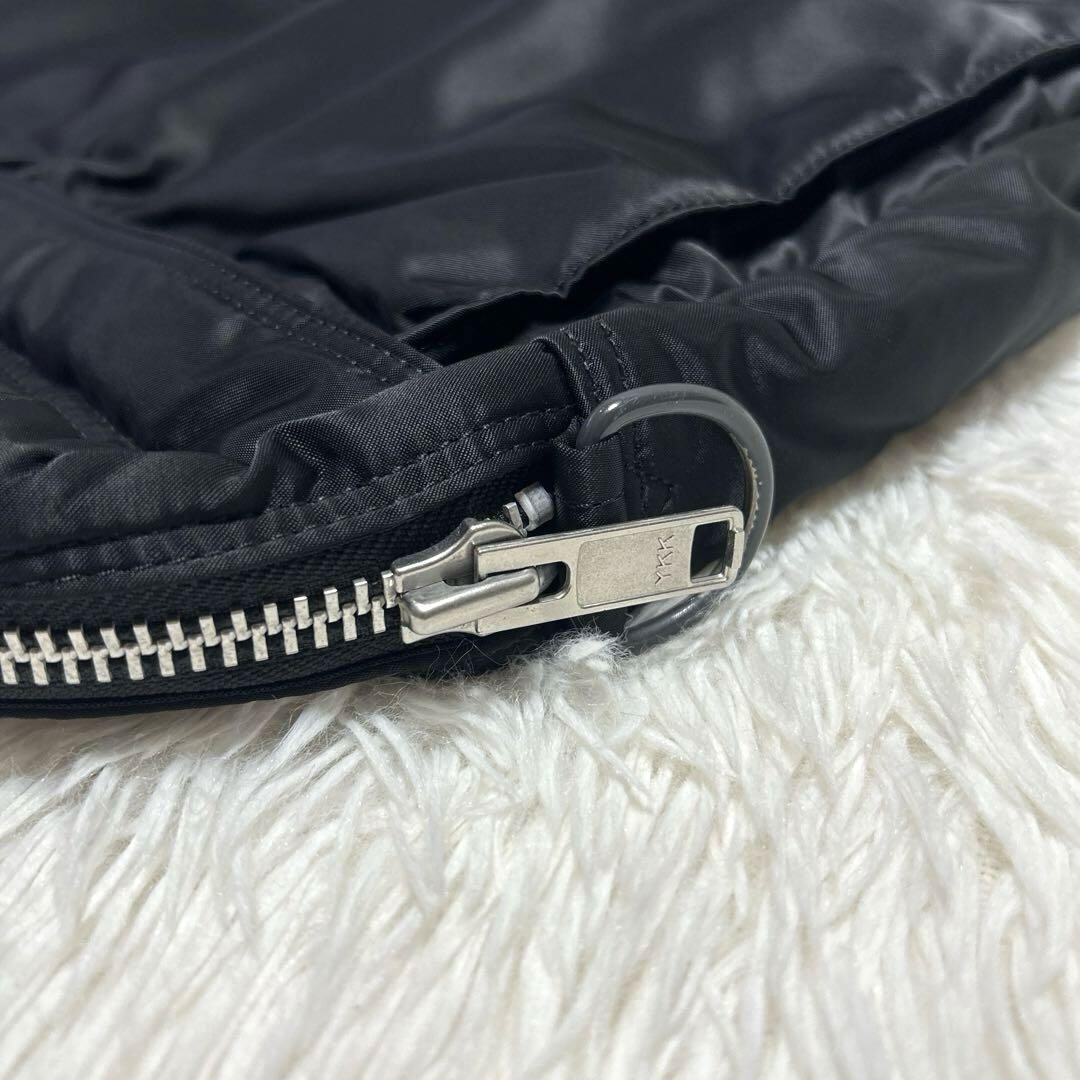 Porter Tanker 2Way Briefcase Black Nylon Business Bag A4 Japan Made 39cm 2 Zip
