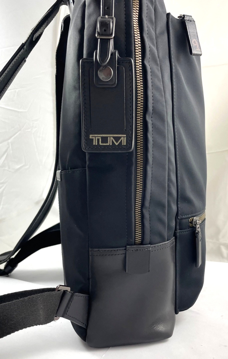 Tumi Harrison Bates Backpack Laptop Carry Bag Nylon Leather Black 66011D Rg $445