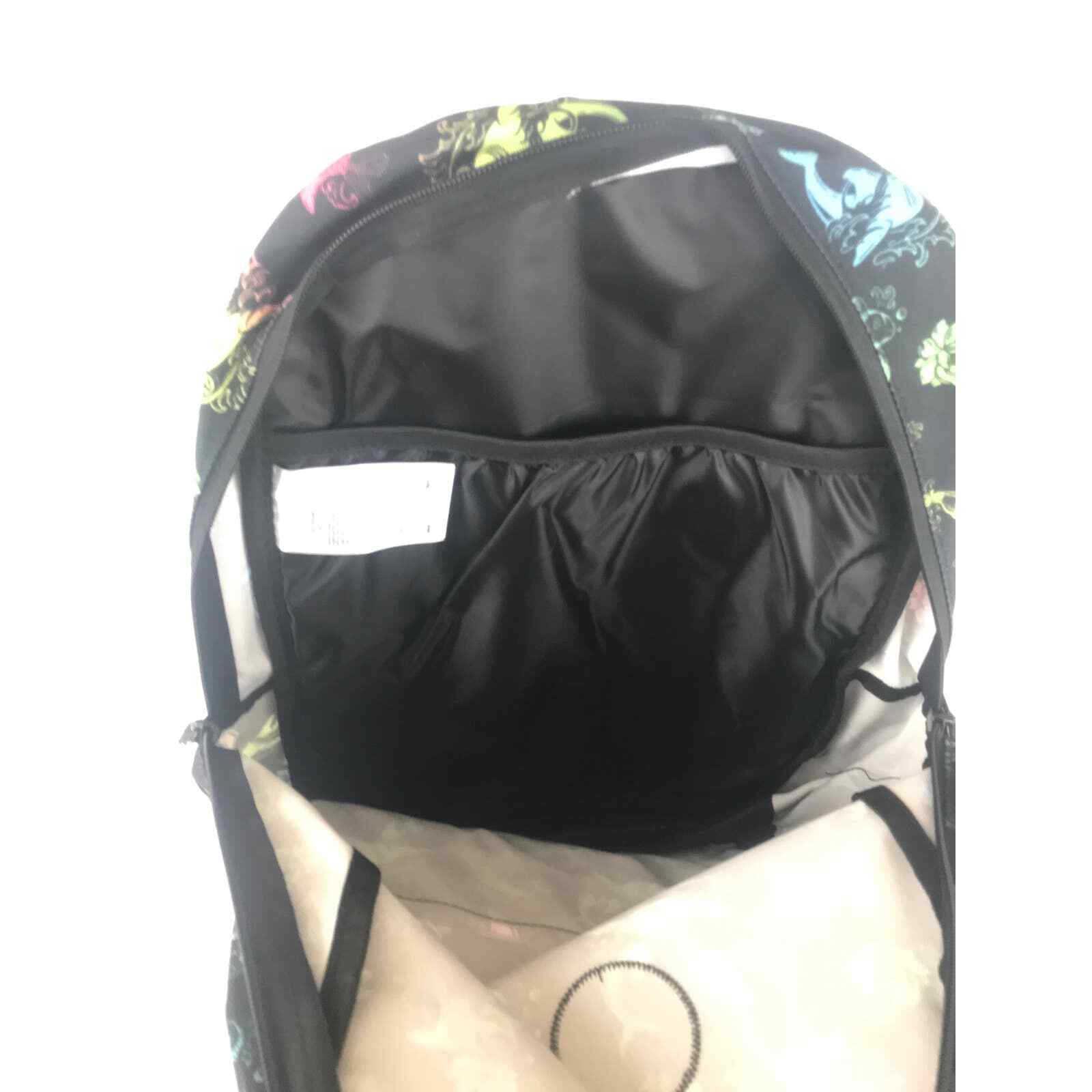 Hurley black ocean theme school backpack book bag New