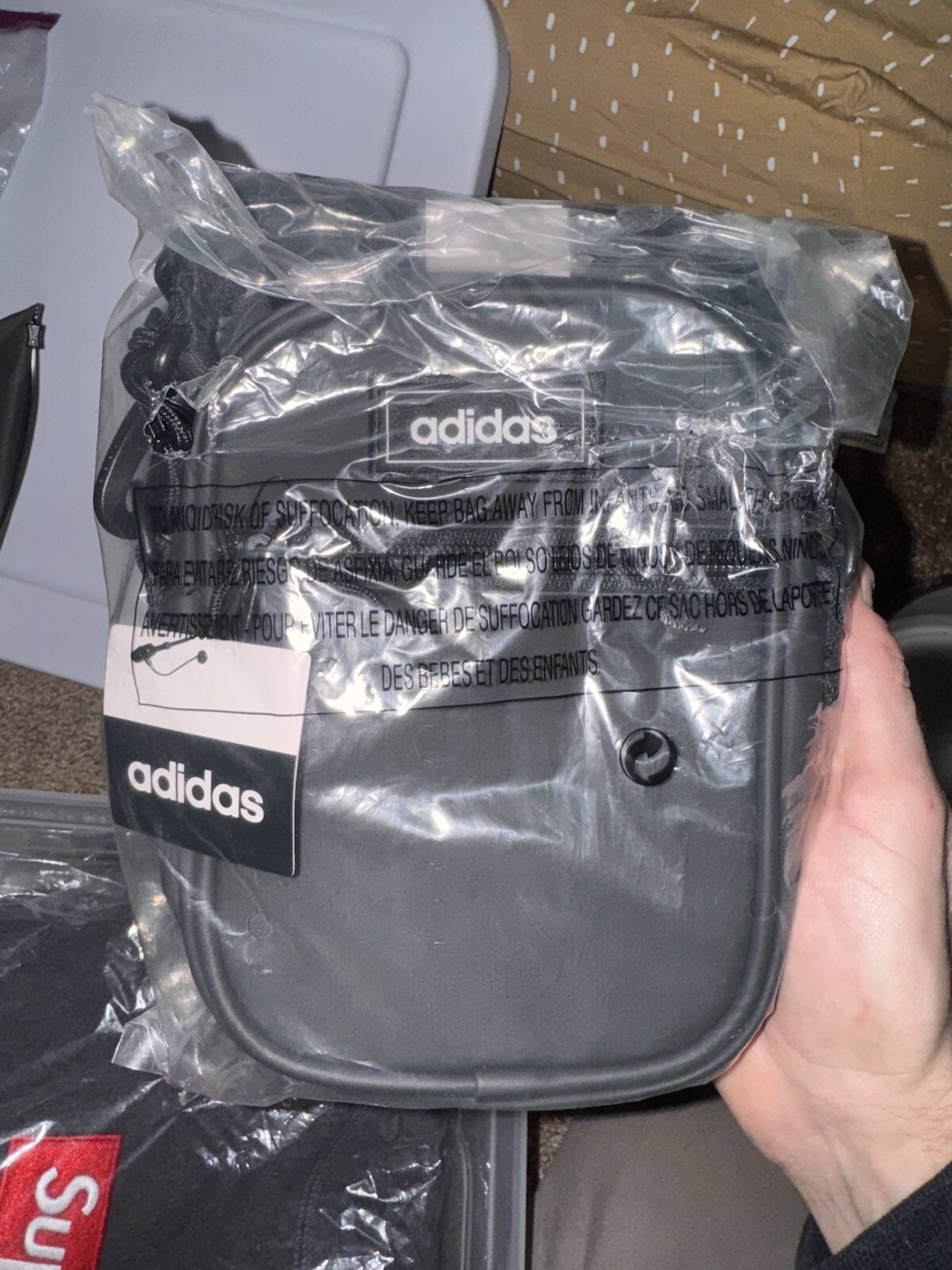 adidas Originals Unisex Festival Crossbody Bag Matte Black OSFA