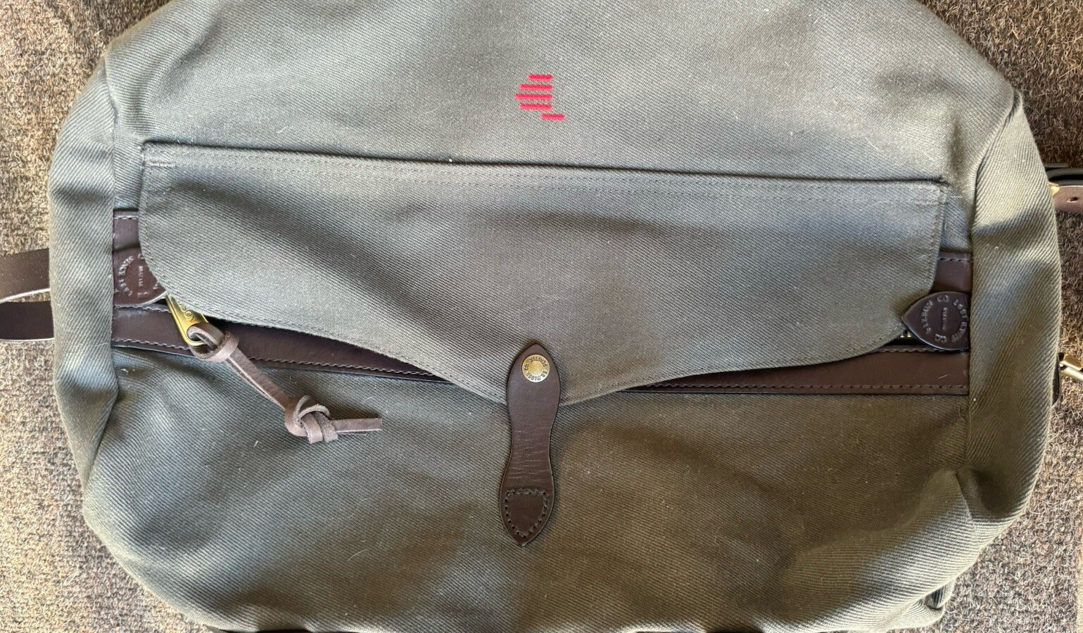 Filson Rugged Twill Small Duffle Bag Otter Green