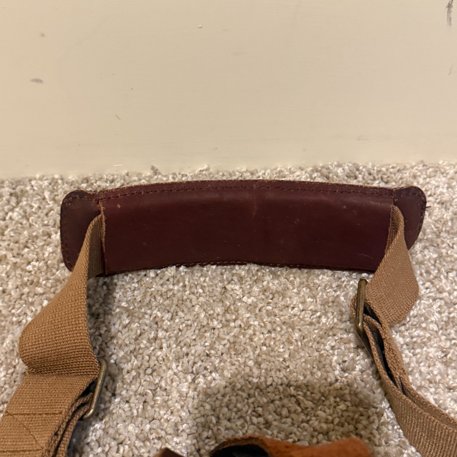 Duluth Trading Mens Satchel Bag Brown