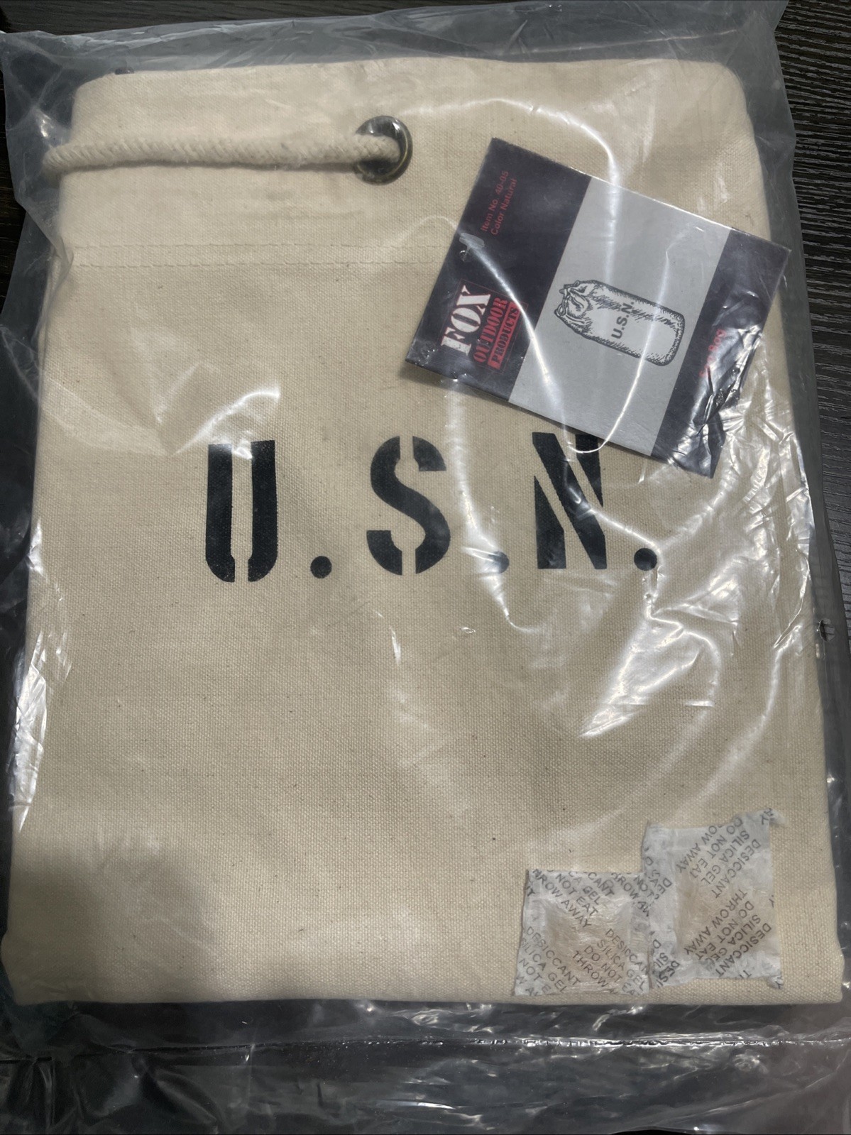USA Navy Heavyweight Sea Bag – US Navy Natural Cotton Durable 26×36 NEW