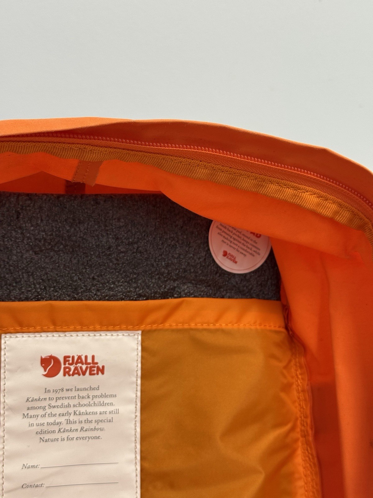 Fjällräven Kånken Rainbow Backpack Y2K Style Unisex Multicolor Bag