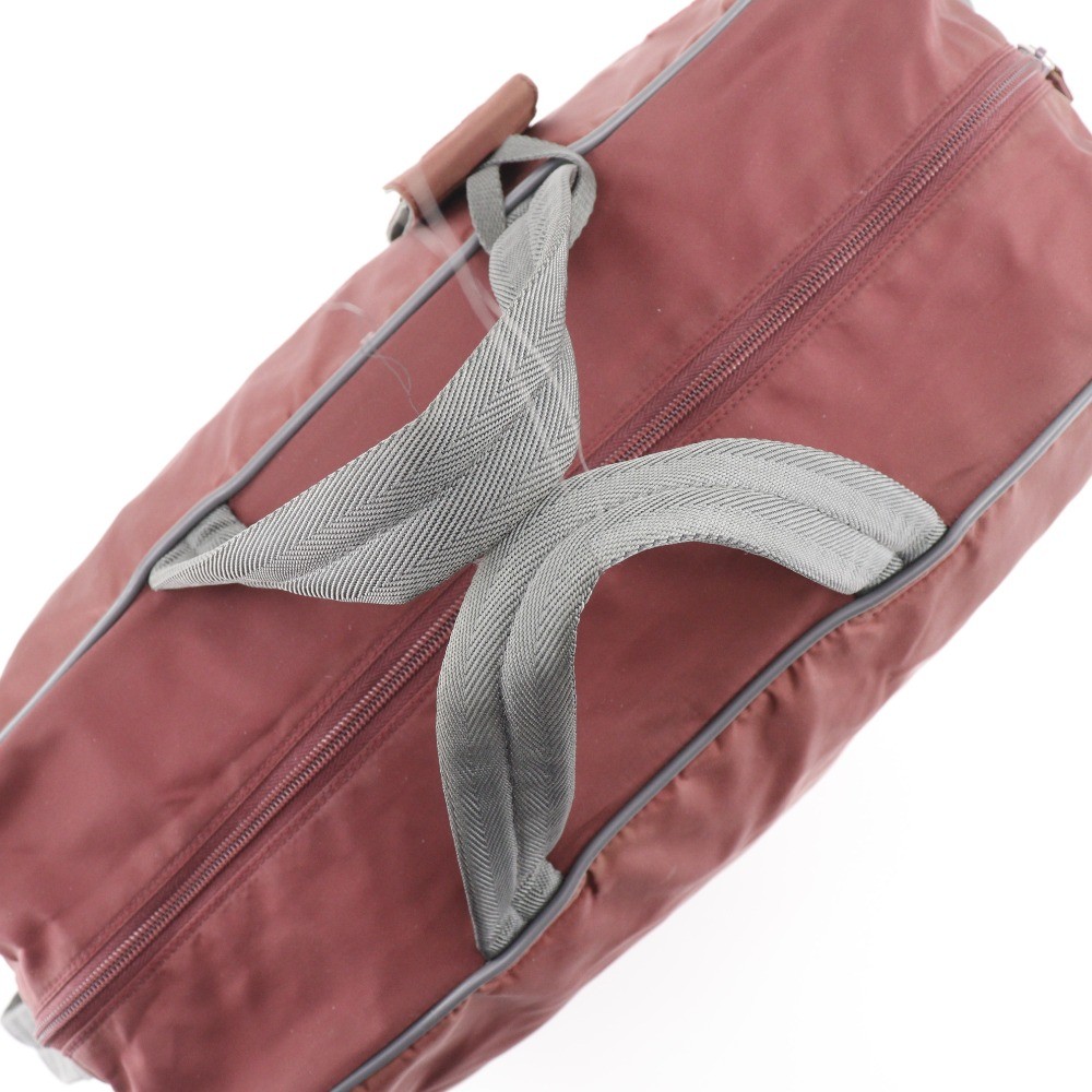 PRADA SPORTS Boston bag 2WAYShoulder Red tea Nylon unisex