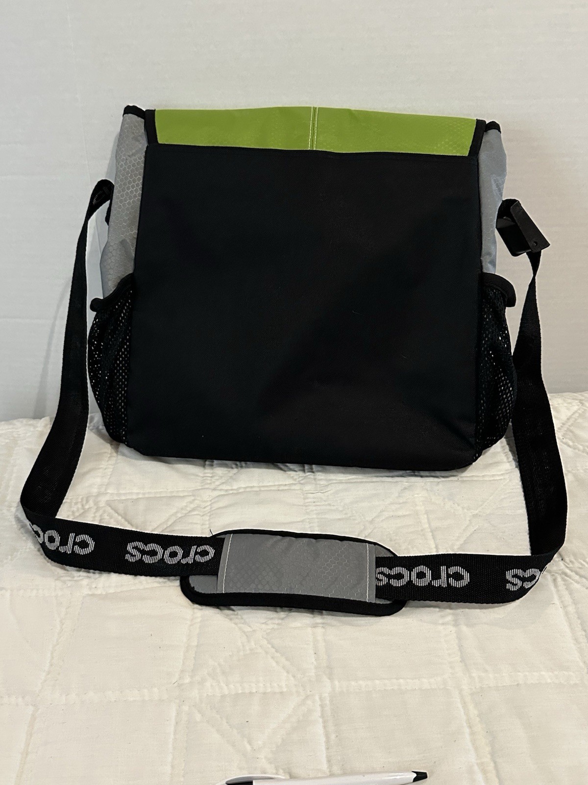Crocs Crossbody Messenger Bag Laptop Green