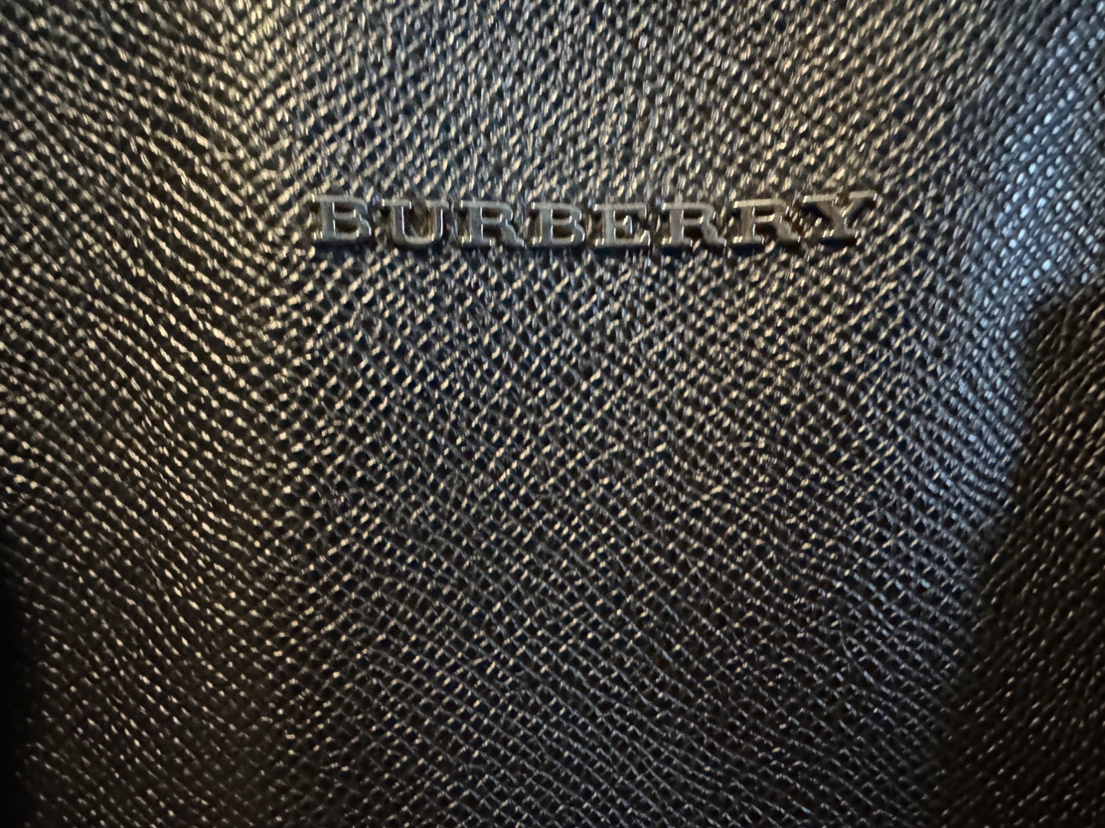 Burberry, Men’s Black Leather Kenneth Tote Tall bag with Strap