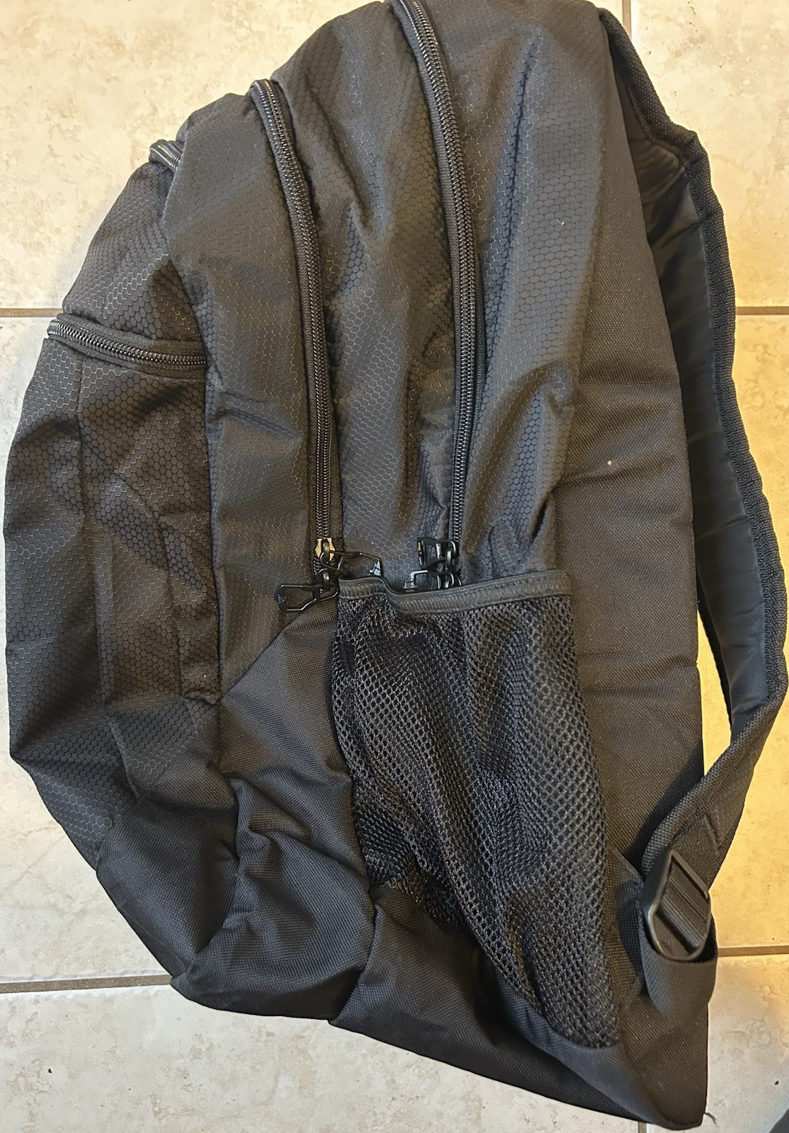Adidas Defender Backpack Black USTA Logo Athletic Gym Tennis Sports Bag