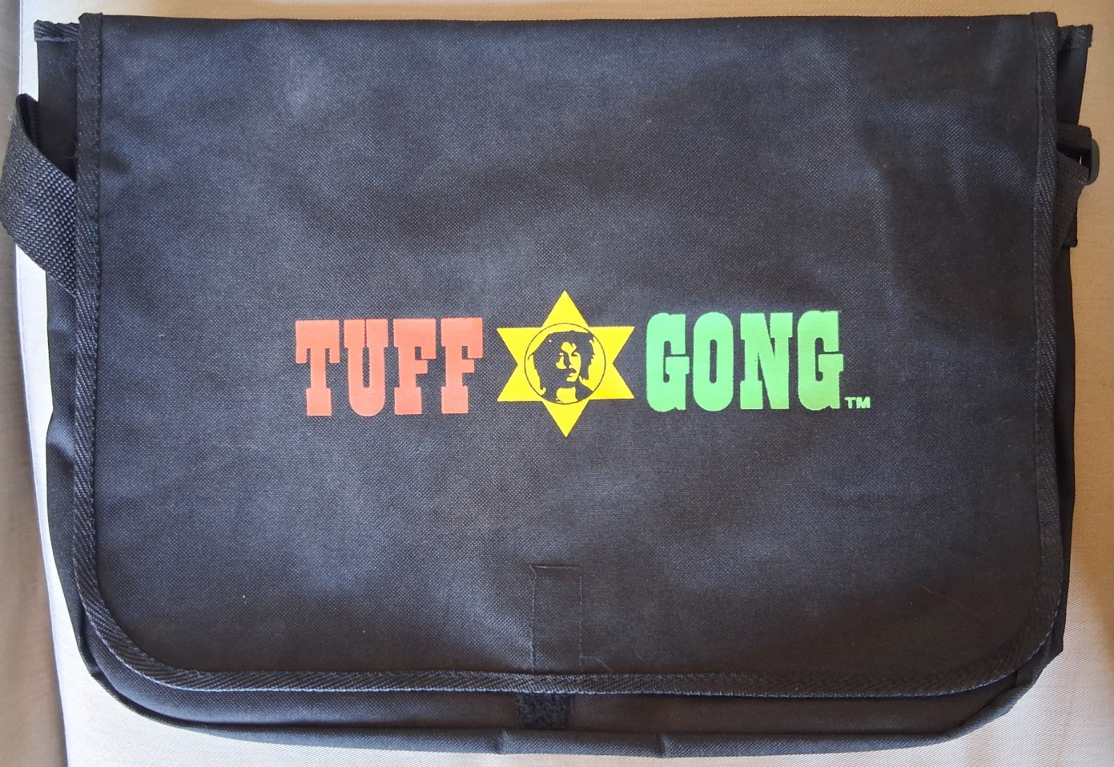 🎶 Tuff Gong Messenger Bag Black Rasta Logo New Unused – Promo Item – RARE