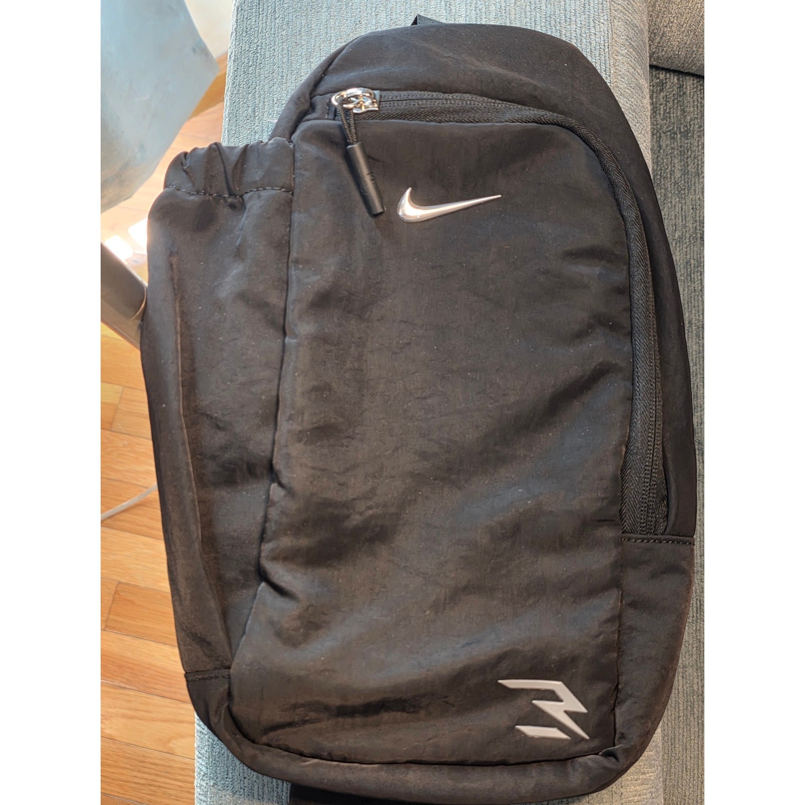 Nike Russell Wilson Dangeruss Sling Bag Black Crossbody Backpack Tech Pouch 3