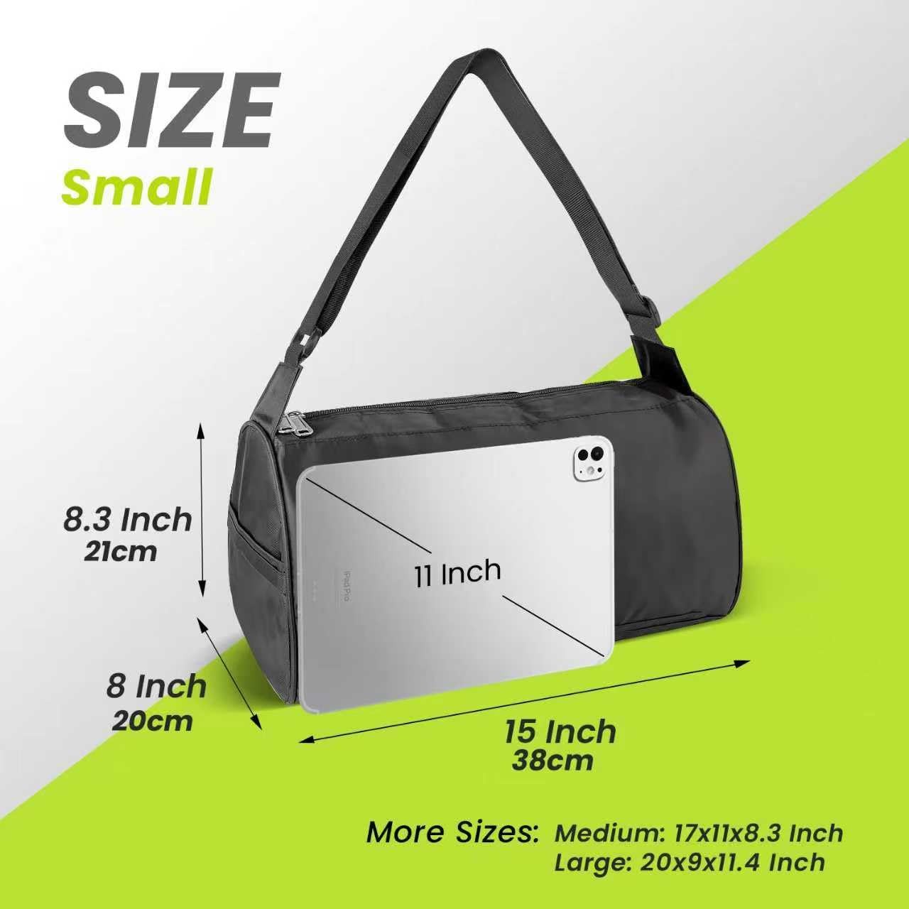 Small Travel Duffel Bag Foldable Waterproof Gym Bag for Gym Beach Swim Bag Men W