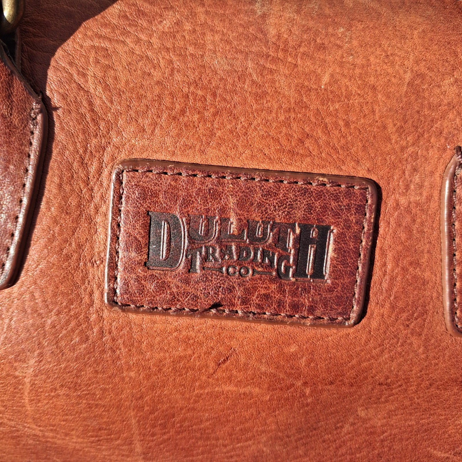Duluth Trading Heavy Leather Doctor Bag Weekender Gladstone Briefcase Traveler