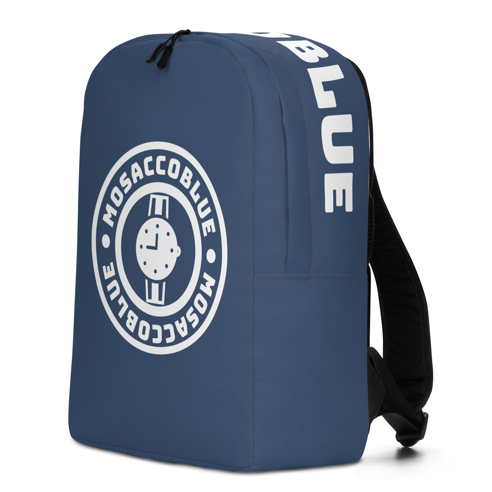 MOSACCOBLUE Blue Minimalist Backpack