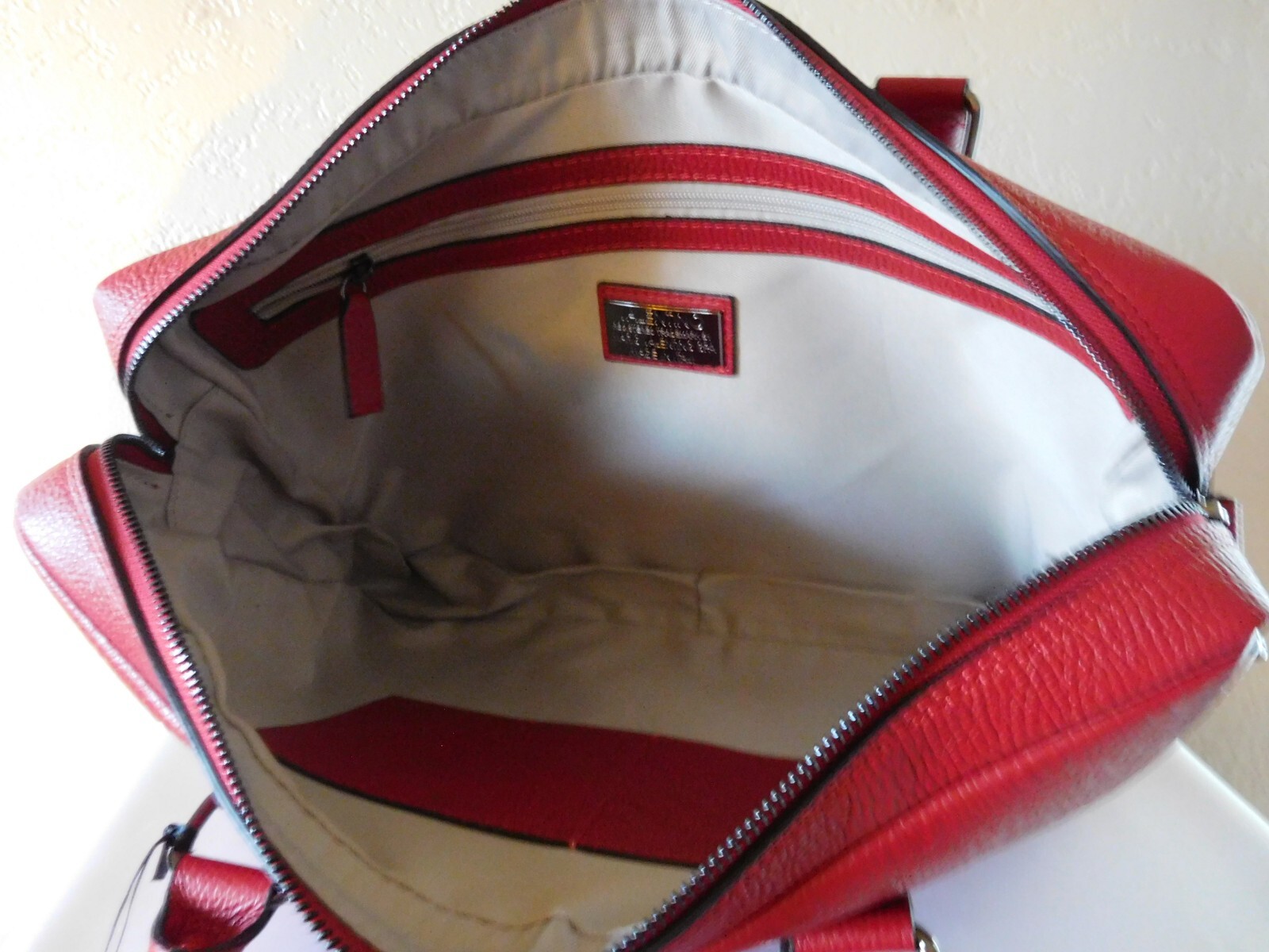 New Valentino Rolland Monogram Leather Messenger Bag~Style M2888GM-DMG-LP~ $1195