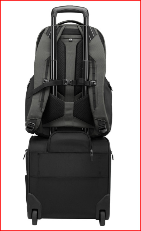 New 91008 OGIO® Connected Book Pack Black with Grey inserts 840D poly two-tone