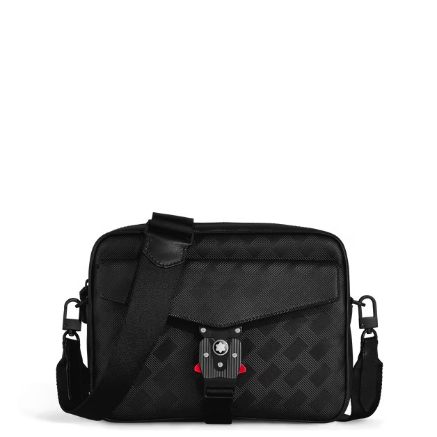 Mont Blanc Extreme 3.0 Messenger M Lock 4810 Black Brand New $1,590 Retail