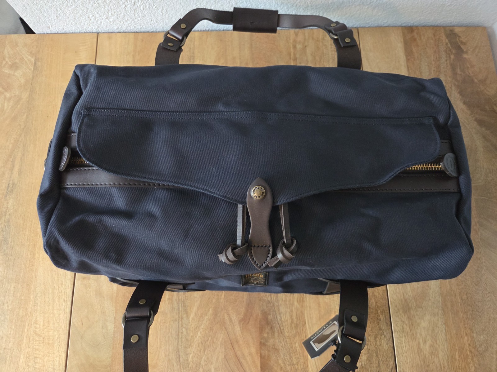 Filson Rugged Twill Medium Duffle Bag | NWT | Navy | Made in USA | MSRP $599