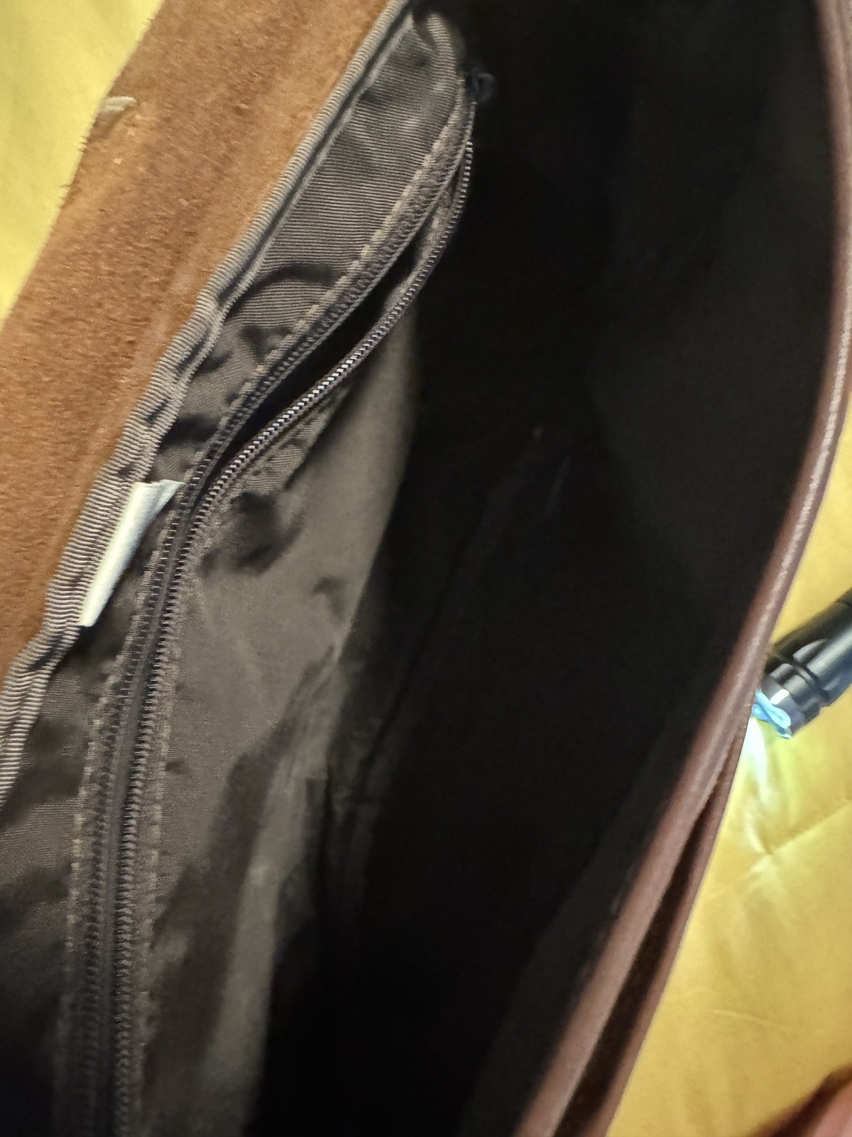 LL Bean Vintage Waxed Canvas Leather Messenger Bag Olive Brown Satchel