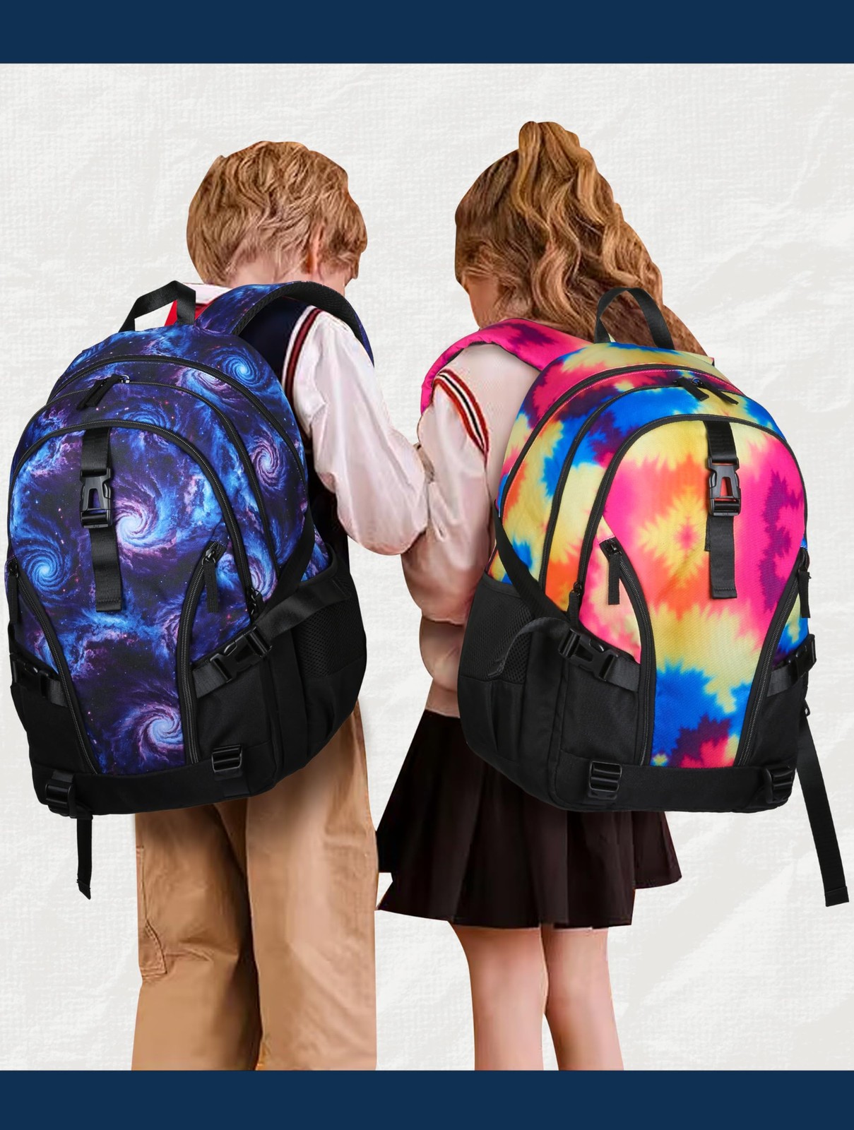 High School Backpack for Girls Boys Middle School Bookbag for Kids Back to Schoo