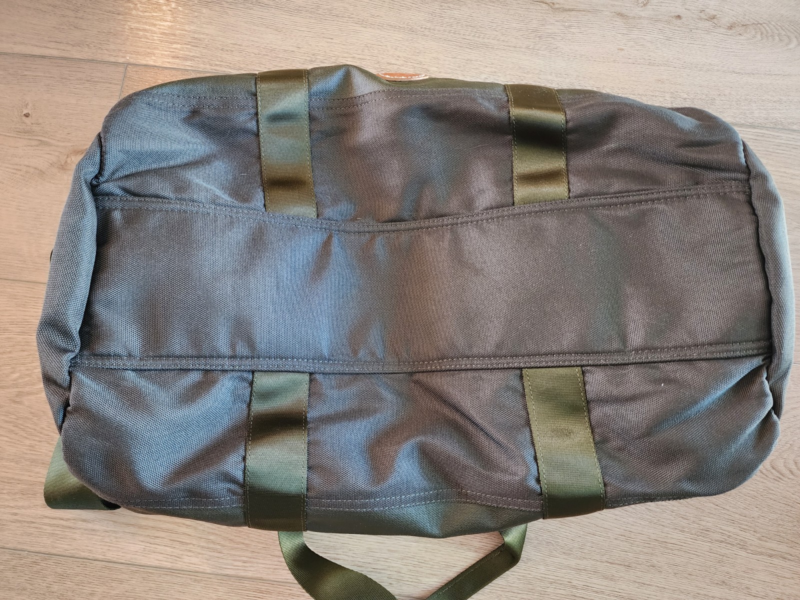 Fred Perry Men’s Duffle Bag Classic Vintage Army Green Shoulder Retro Gym Waxed