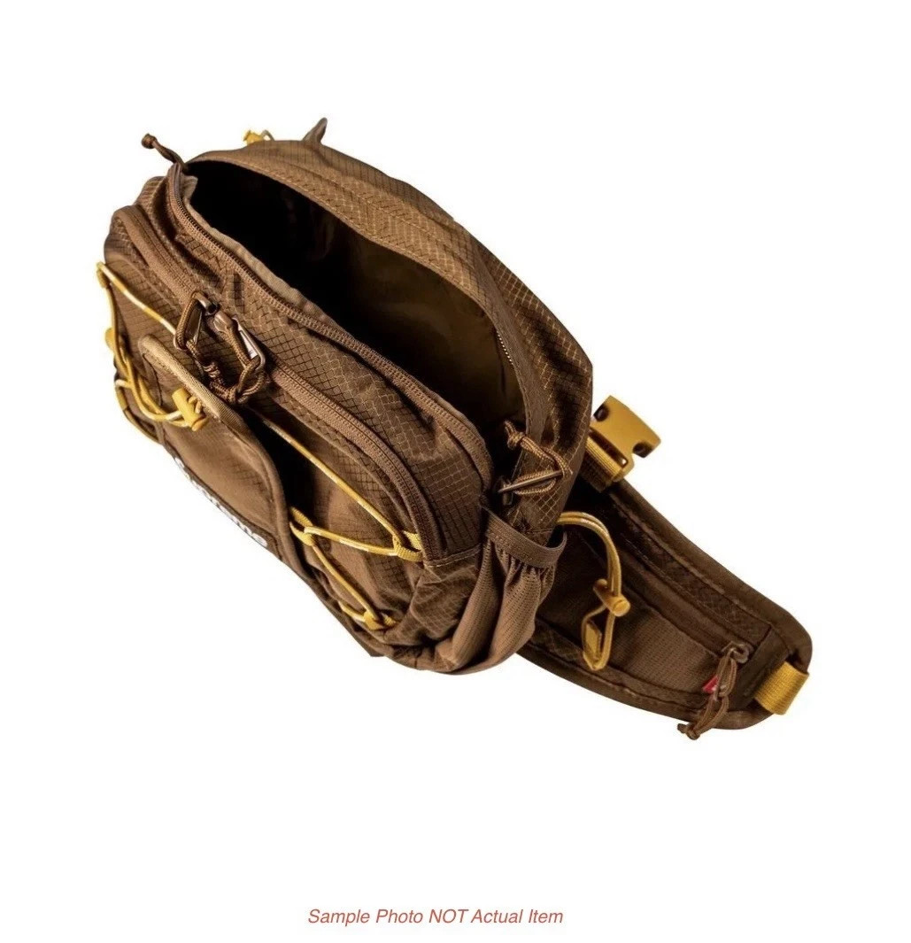 Supreme Harness Waist Bag Brown / Yellow SS22B12