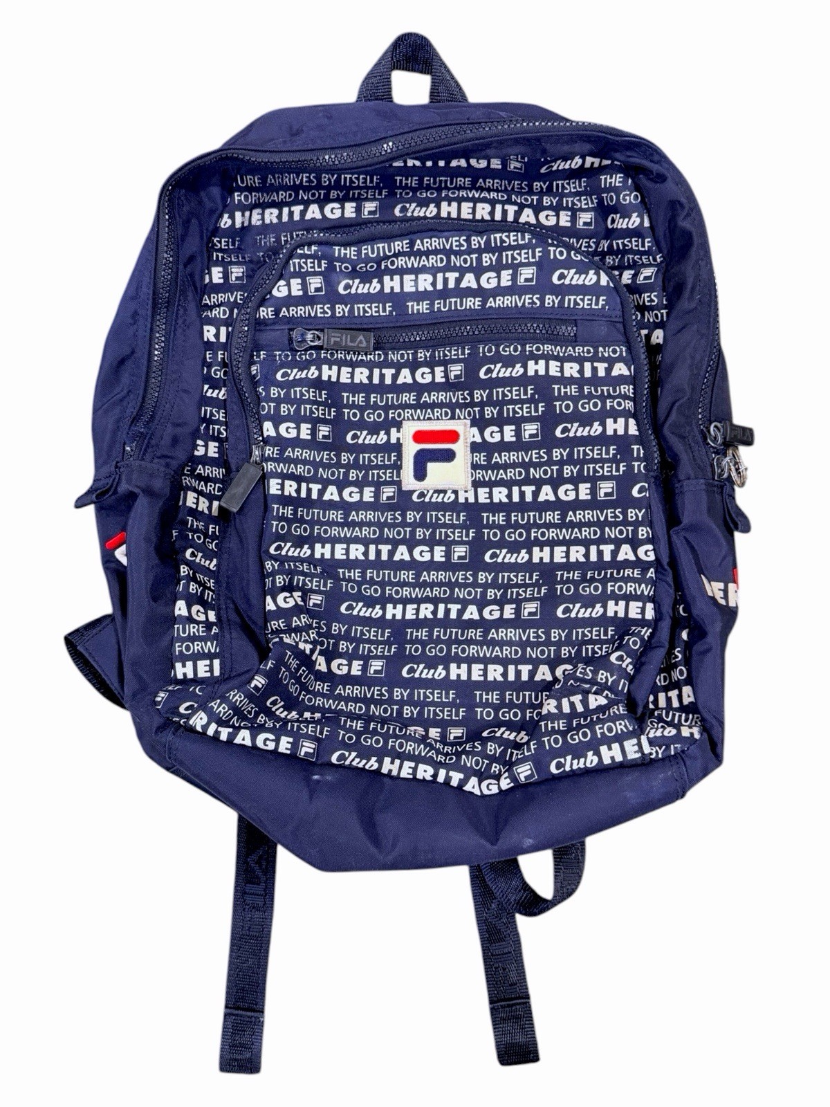 Vintage FILA Club Heritage Backpack All Over Print