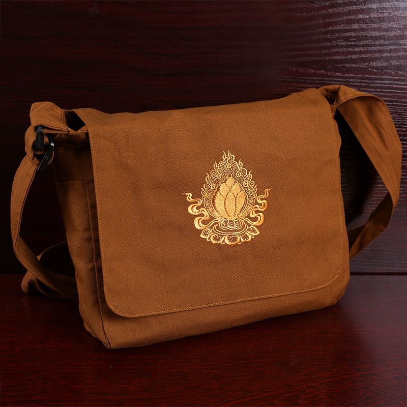 Canvas One Shoulder Bag Chaoshan Bag Buddha Bag Monk Bag Incense Bag Arhat Bag