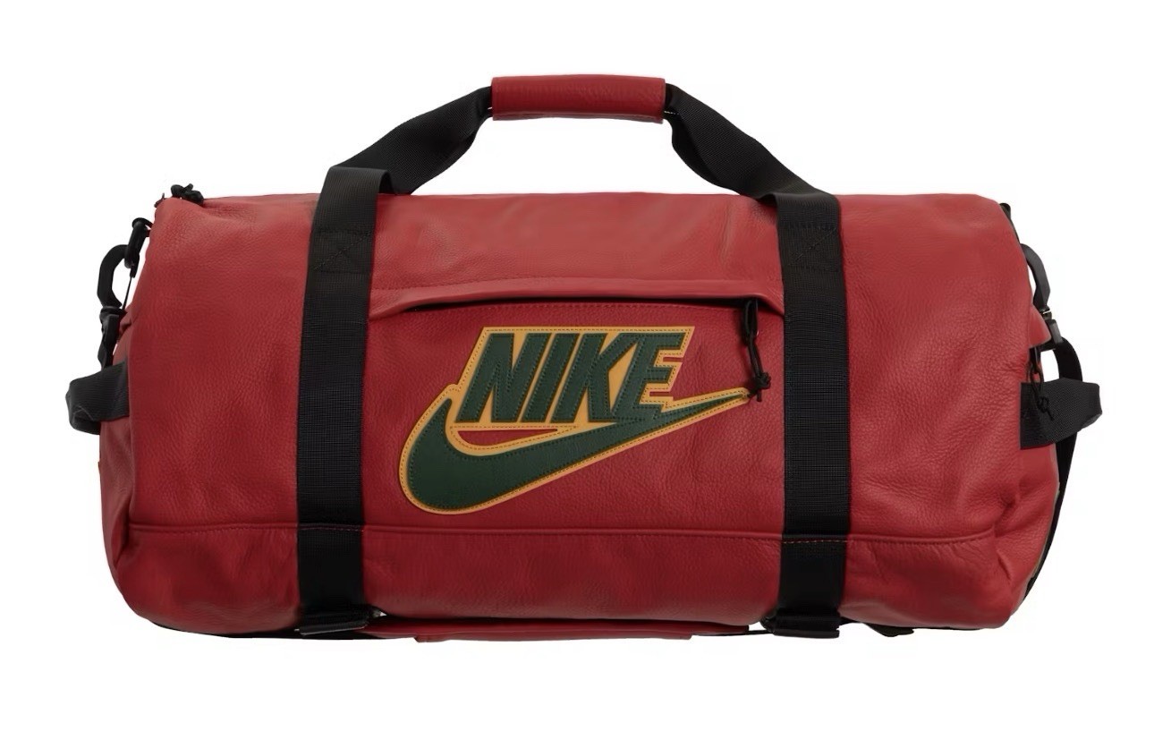Supreme x Nike Leather Duffle Bag (FW19) Red Brand New w/ Tags