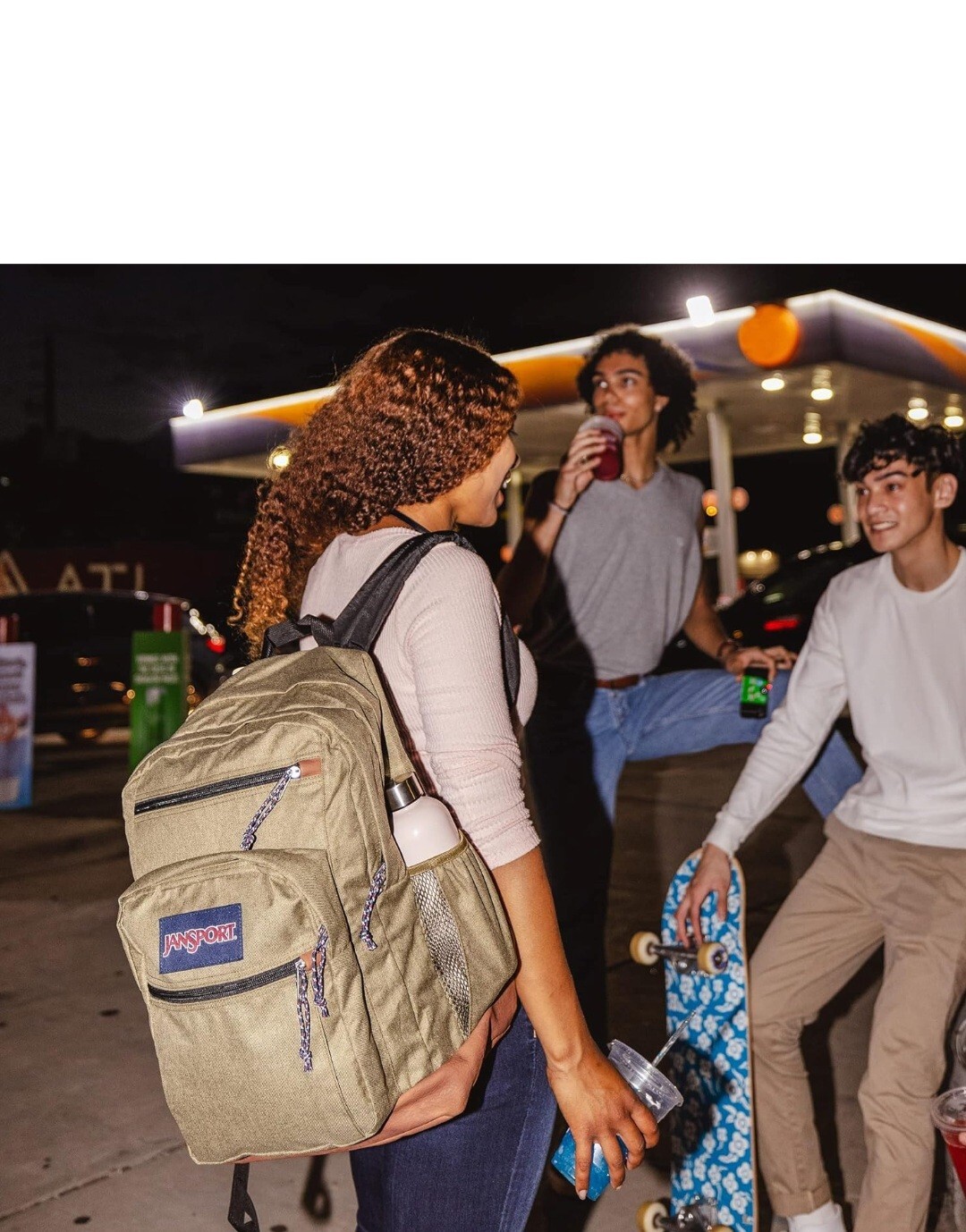 Jansport JS0A2SDD7S1 Cool Student Laptop Backpack Coconut 15 inches