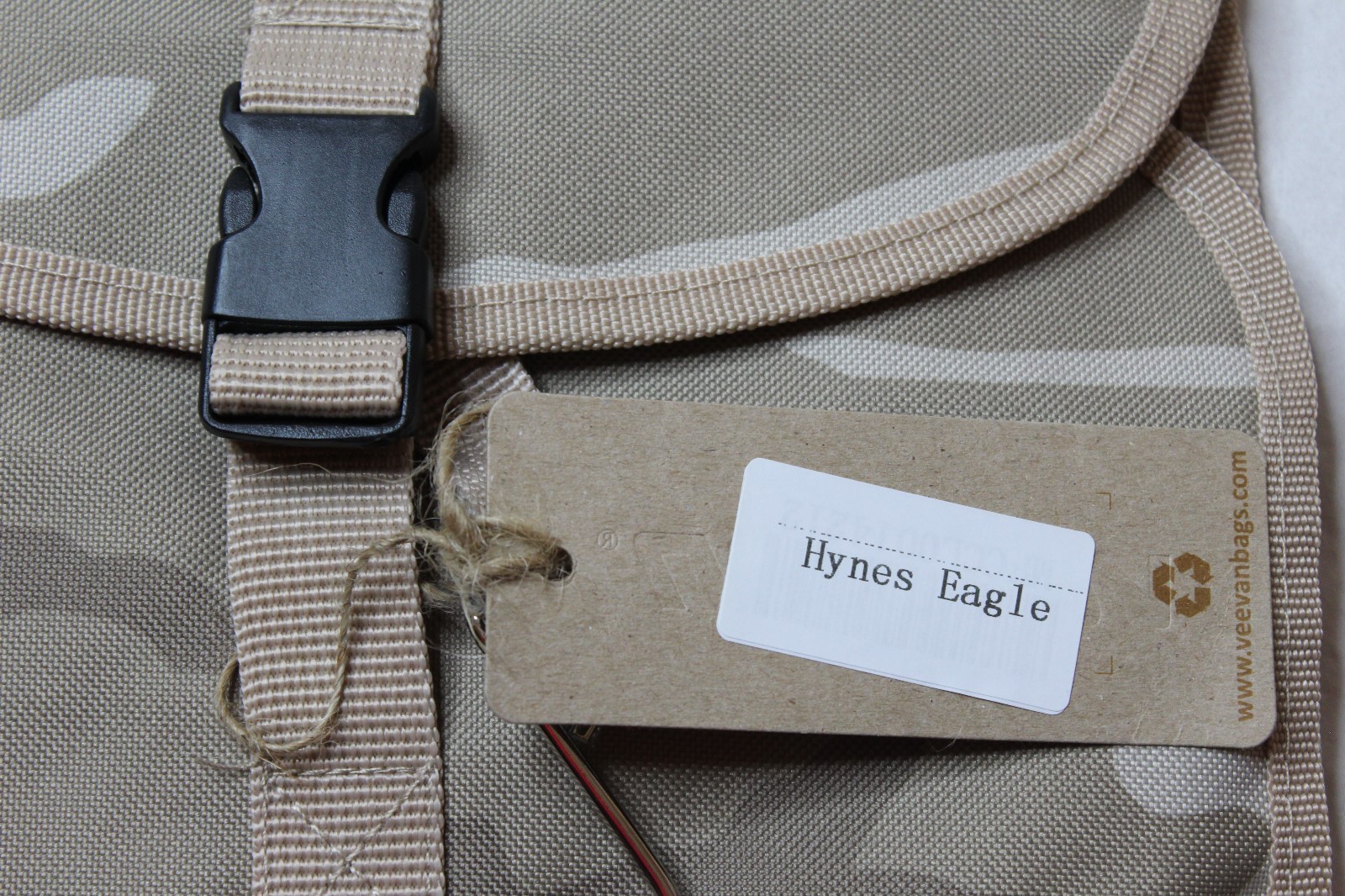 Hynes Eagle Camo Series Hanging Tote Brown Black New NWT