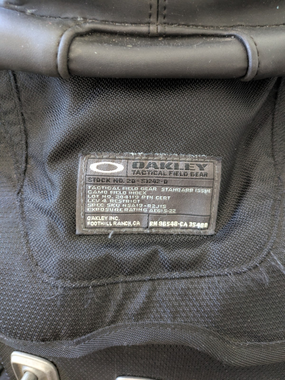 Oakley Kitchen Sink Tactical Field Gear Backpack Daypack Hiking Black Stealth