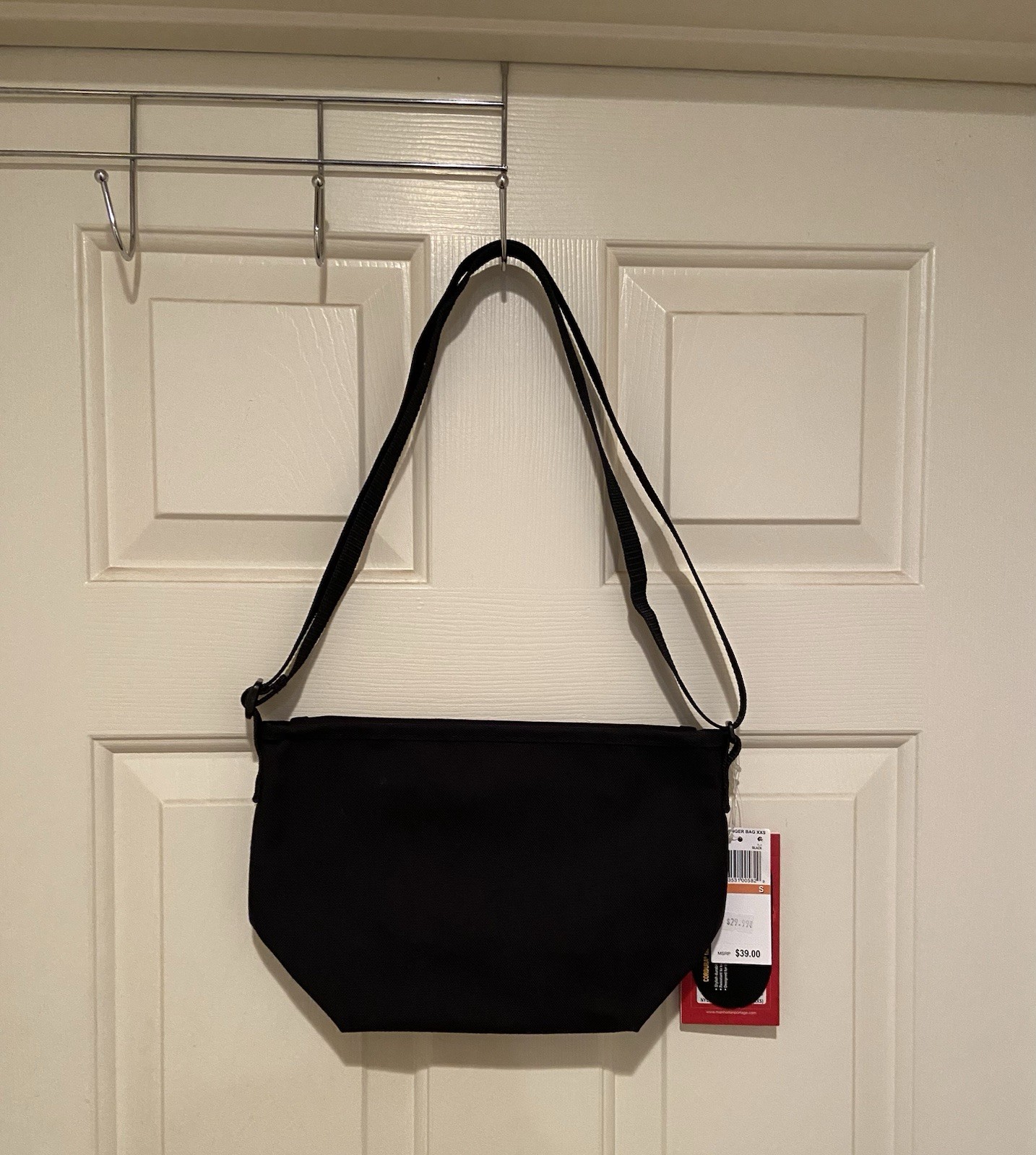 Manhattan Portage Nylon Messenger Bag Crossbody Black 11.5” Wide X 7.5” Tall NWT