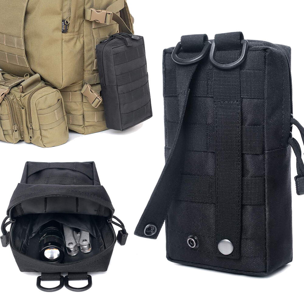 Tactical Molle Bag Military Pouch Combat Universal Gear Pouch with Belt Clip Bag