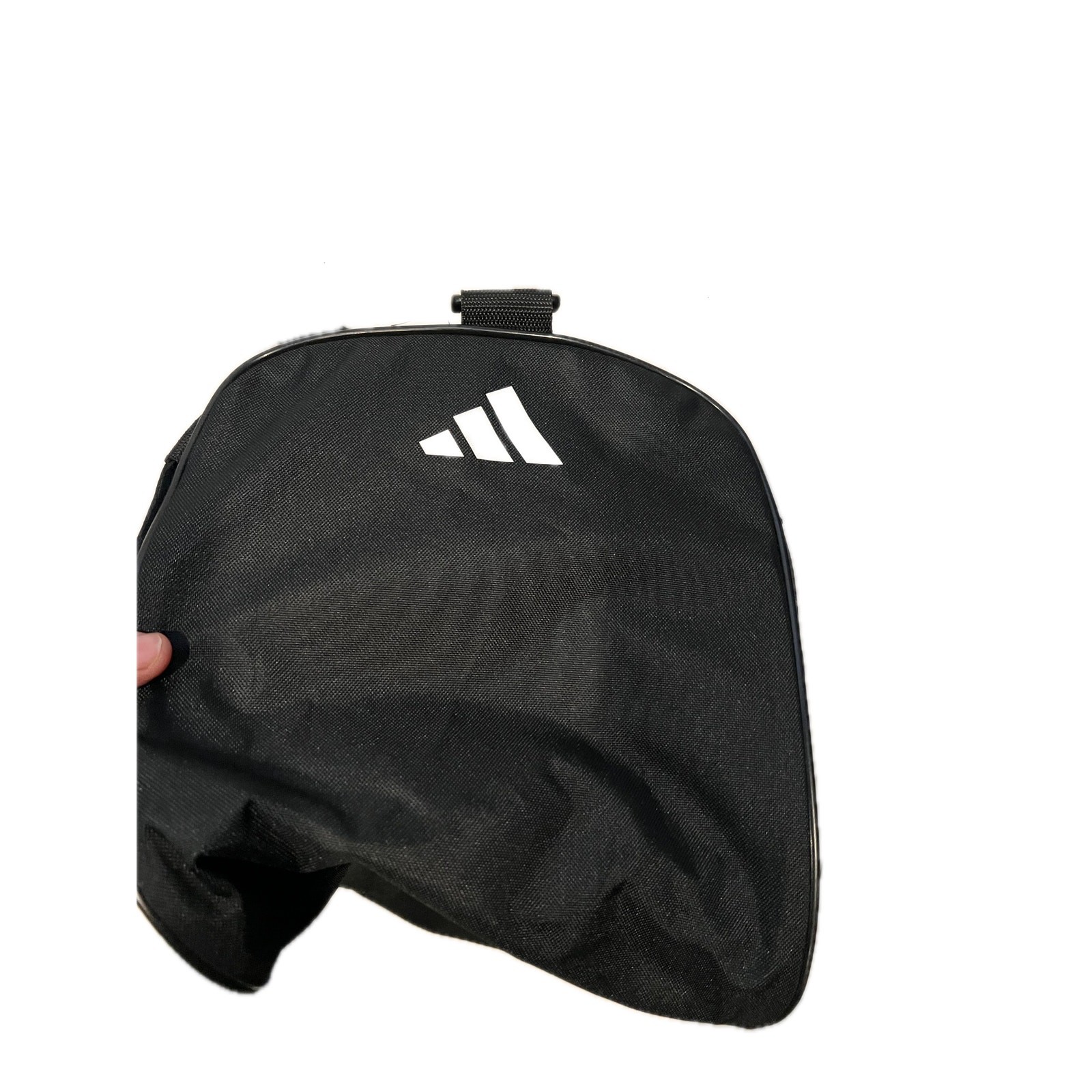 Adidas Defender Small White Black Gym Bag 18″x10″x12″
