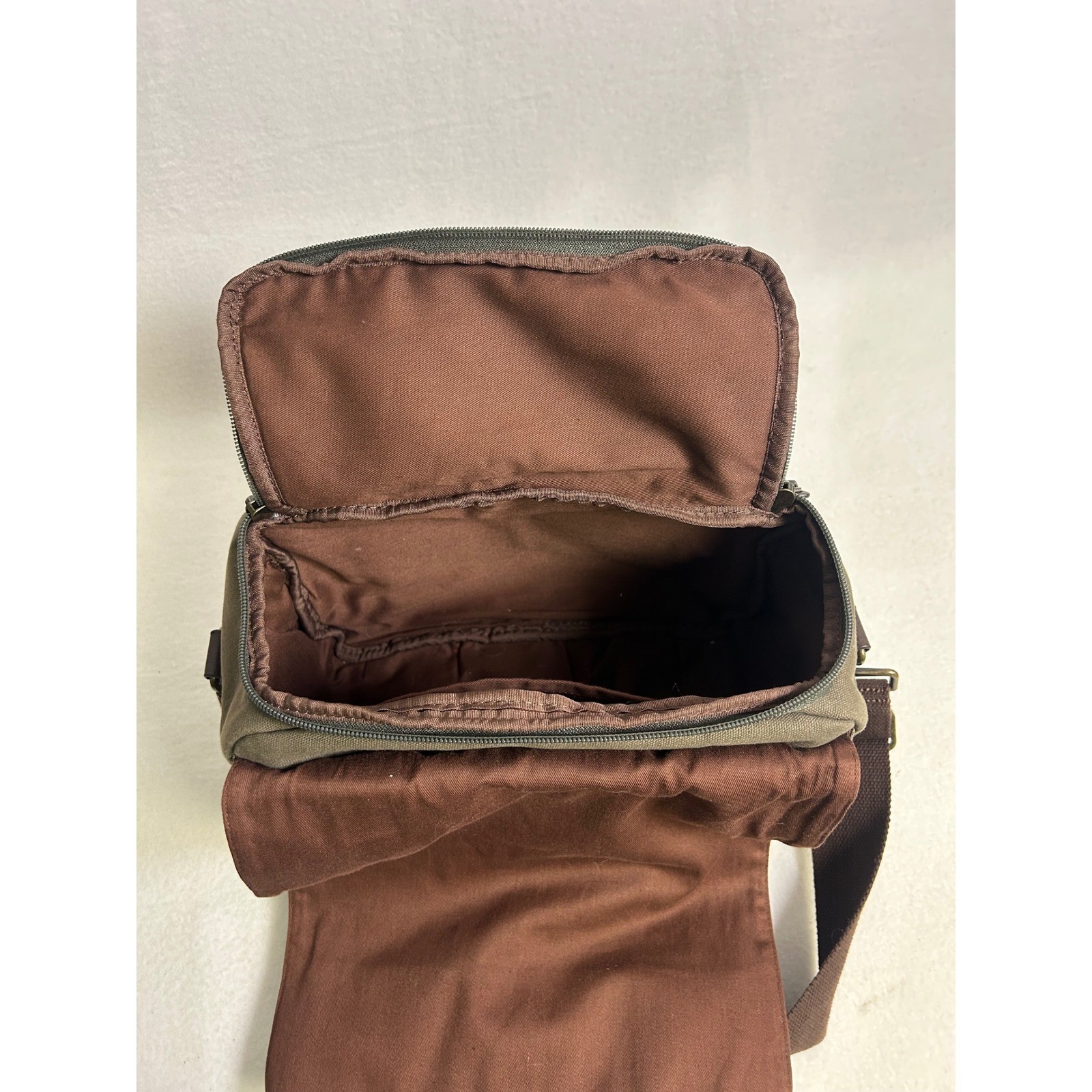 Gorpcore Pt Unisex OS Olive Green Canvas Messenger Bag Field Satchel Utility