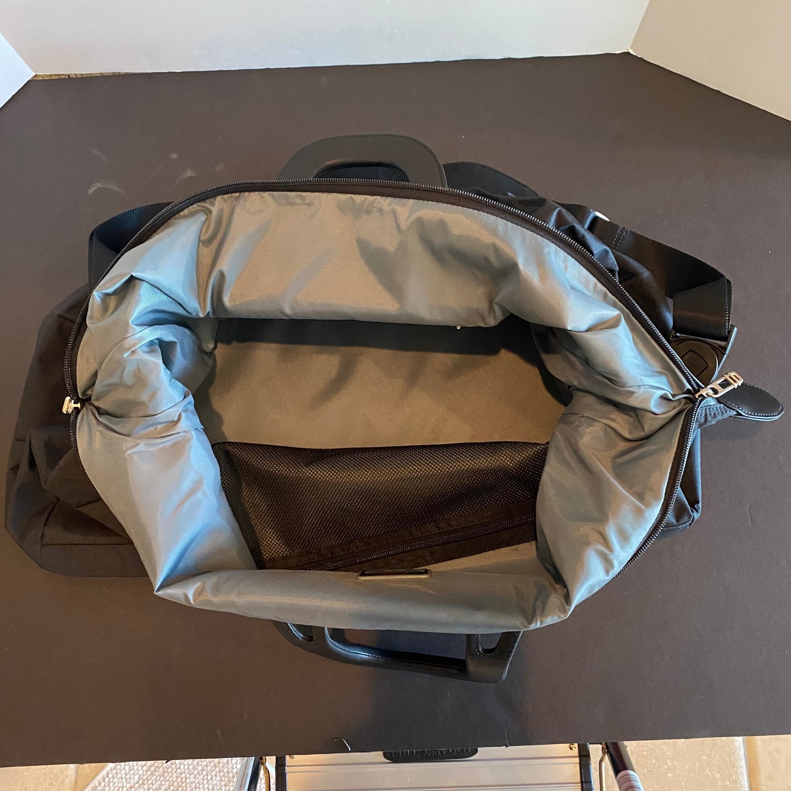 Tumi Black CNN Duffle Bag