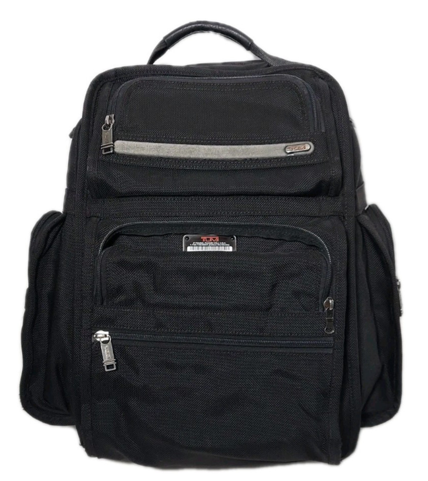 Tumi Alpha Backpack Ballistic Nylon T-Pass Laptop Padded City Pack Bag 26578D4