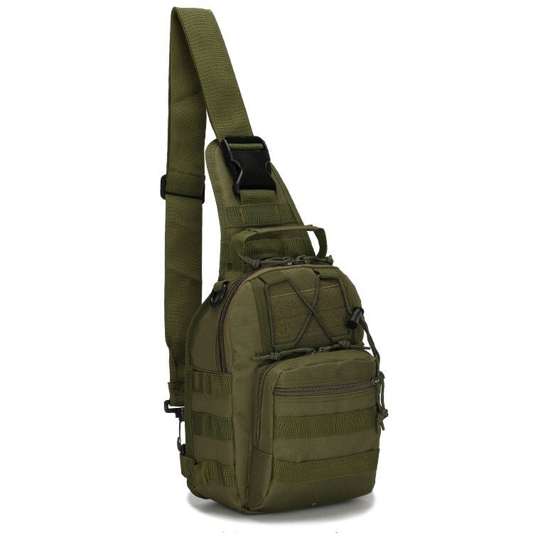 Outdoor Mens Backpack Tactical Sling Shoulder Bag Molle Travel Chest Pack Hiking