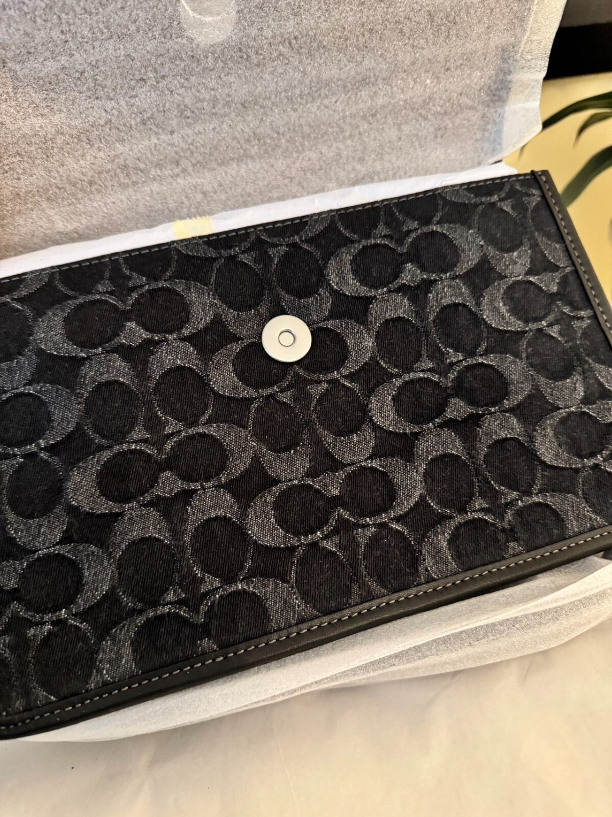 NWT ❤️Coach Turner Flap Crossbody In Signature Denim CQ148