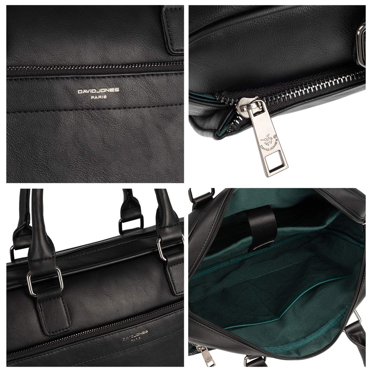 Men’s Large Briefcase Man 15 Inch Laptop Bag PU Leather Work Bag …
