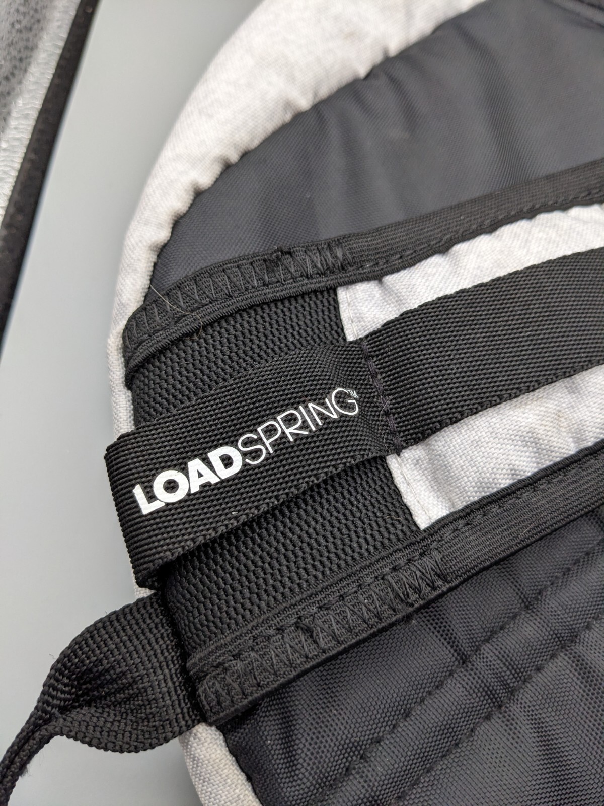 Adidas Backpack Load Spring Gray Black Multi-Pocket School Sports Lightweight
