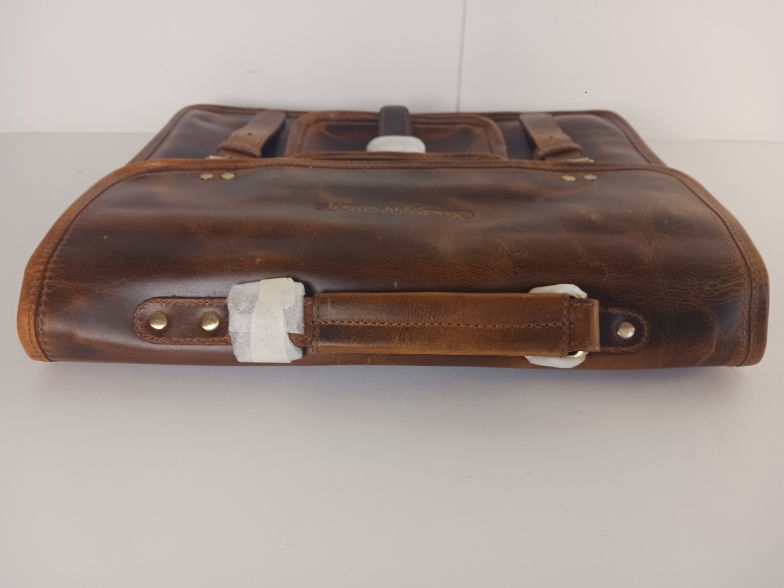 Kodiak Leather Satchel, Carrying Case, Buffalo Leather 15.5″ x 12.5 Ebay Motors